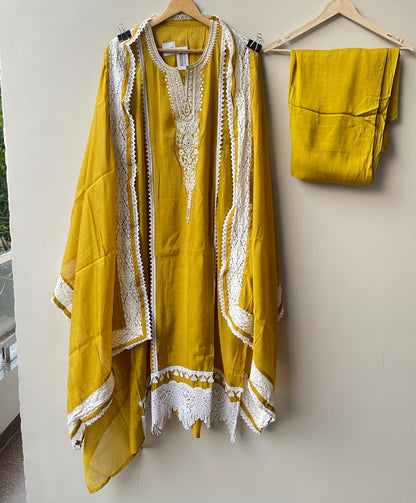 Mul chanderi unstitched ladies suit Rc18930