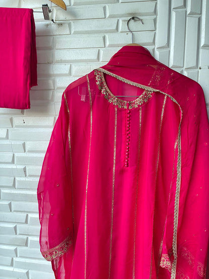 Organza semi stitched ladies suit Rc17361 (b)