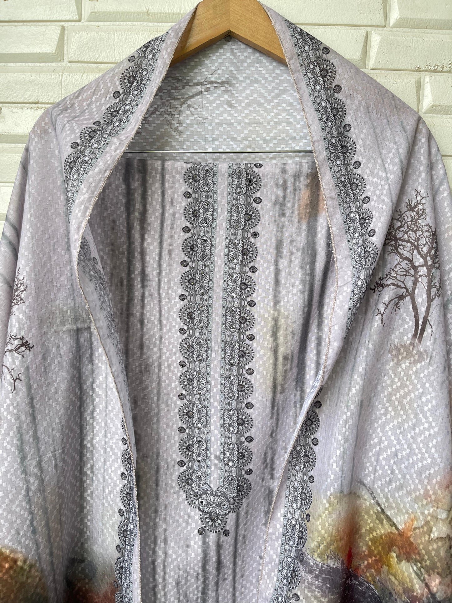 Cotton unstitched ladies suit Rc17343