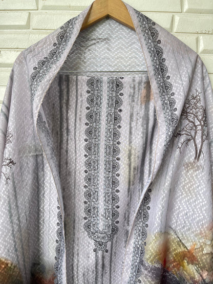 Cotton unstitched ladies suit Rc17343