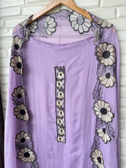 Organza unstitched ladies suit Rc17269 (b)