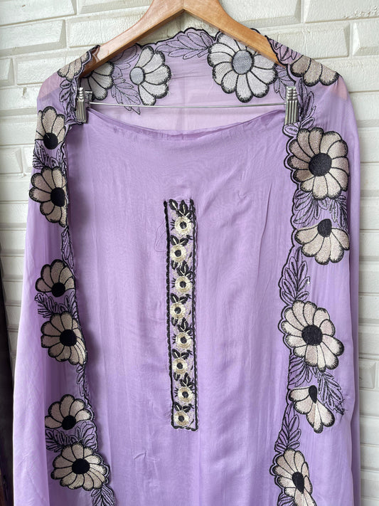 Organza unstitched ladies suit Rc17269 (b)