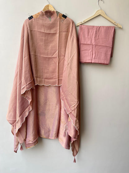 Soft shimmer silk unstitched ladies suit Rc18927