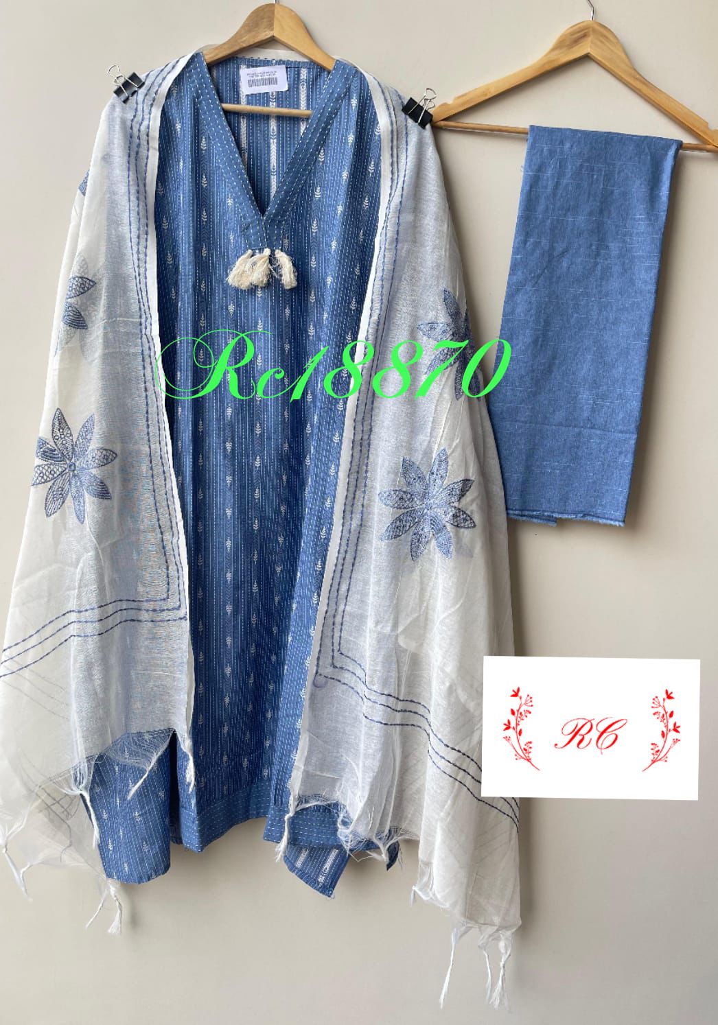 Cotton Printed Unstitched Ladies Suit RC18870 – view 9