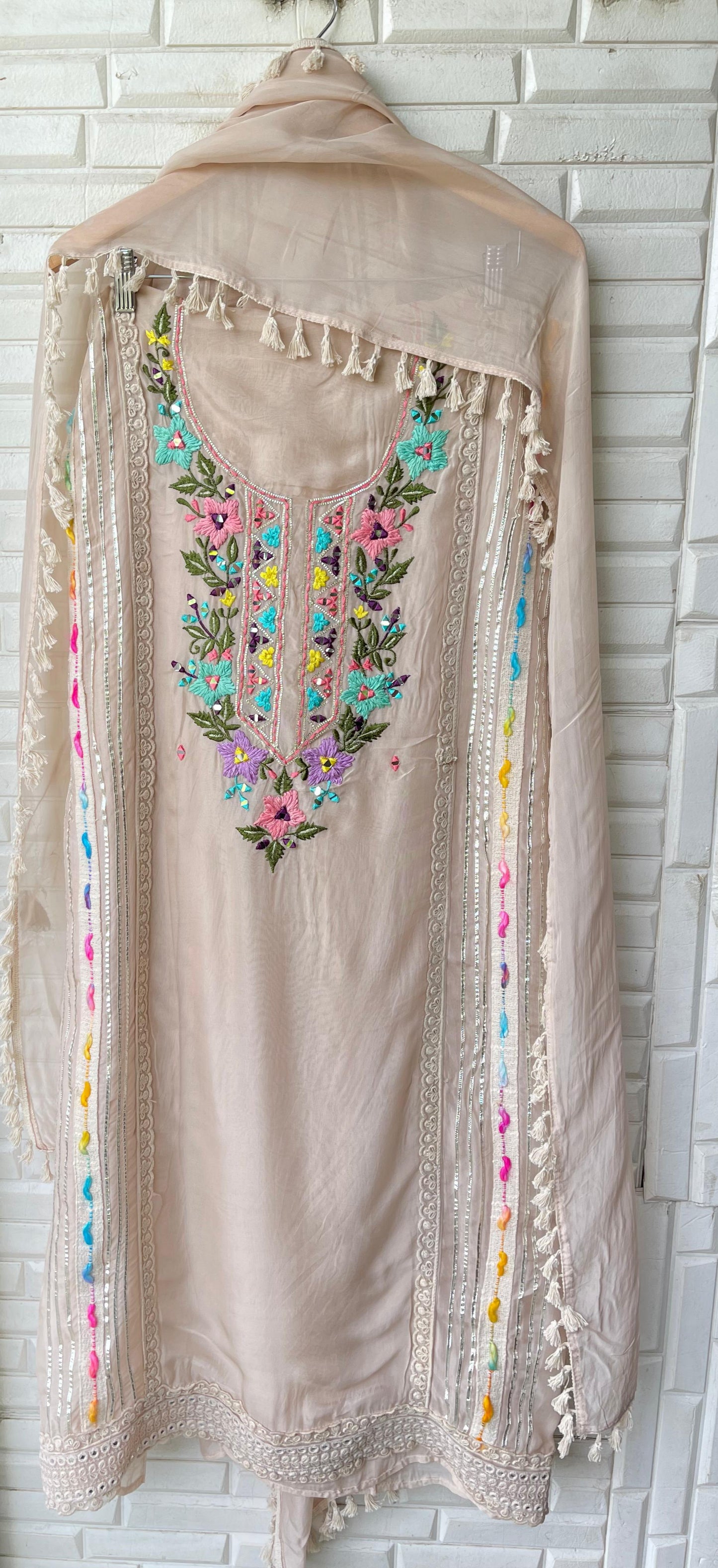 Organza unstitched ladies suit Rc17292 (b)