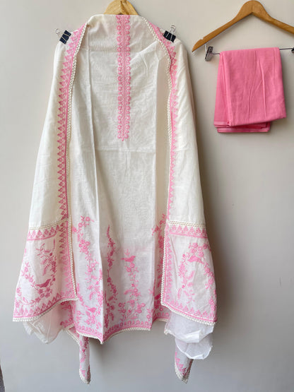 Mul Chanderi Unstitched Ladies Suit RC-18891 – view 7