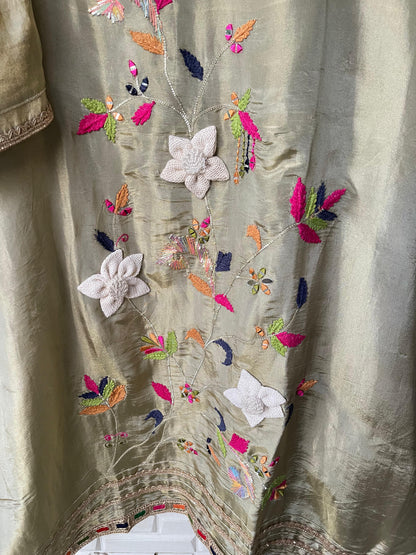 Shimmer silk unstitched ladies suit Rc17716 (b)