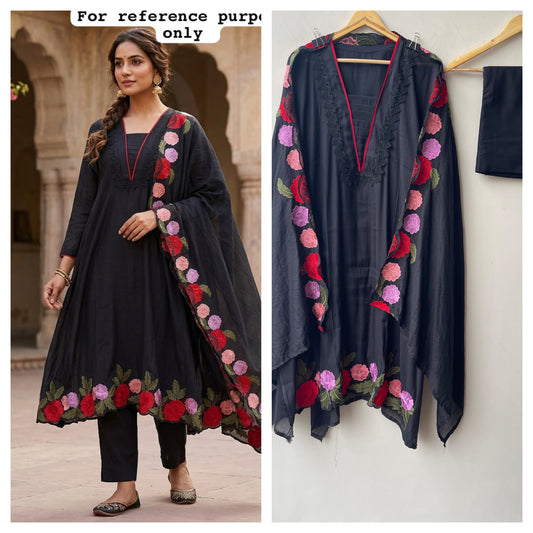 Mul chanderi unstitched ladies suit Rc19171 (c)