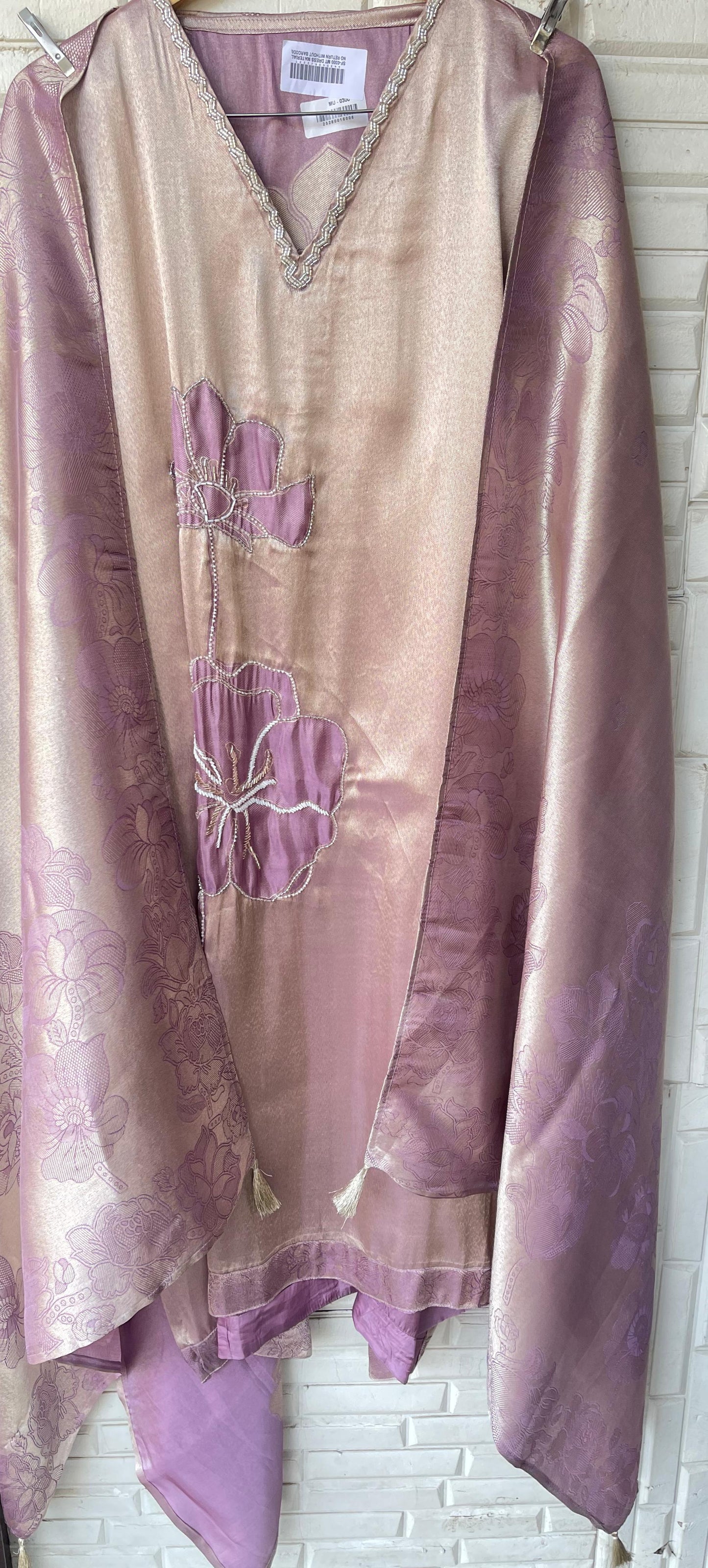 Pure Giraffe Silk Unstitched Ladies Suit RC-18403 – view 7