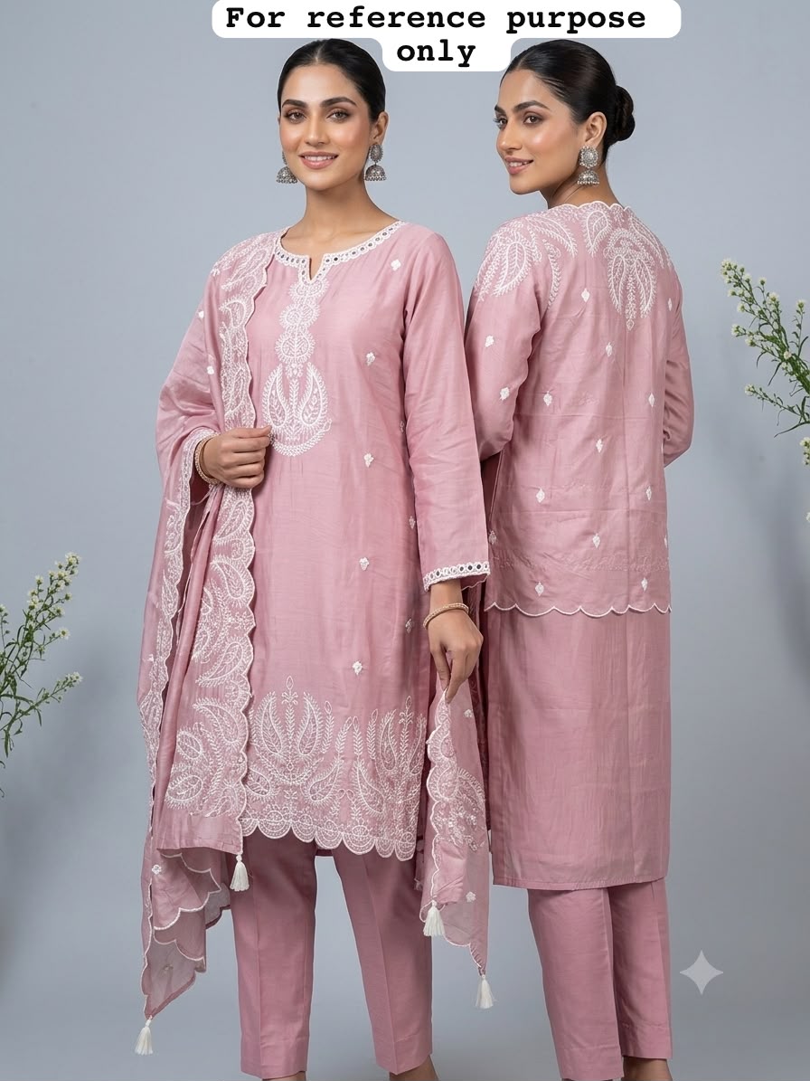 Mul chanderi unstitched ladies suit Rc19038
