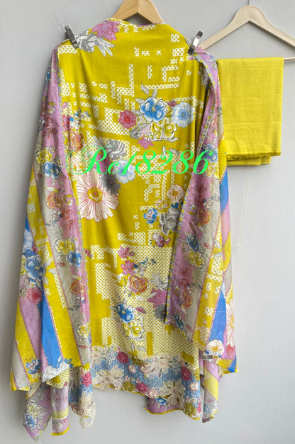 Cotton Printed Unstitched Ladies Suit RC-18286 – view 7