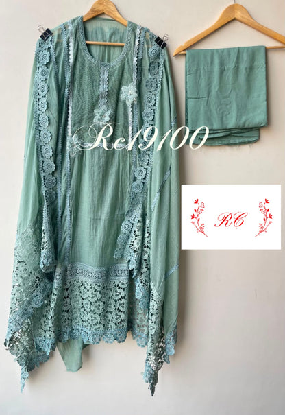 Mul cotton unstitched ladies suit Rc19100