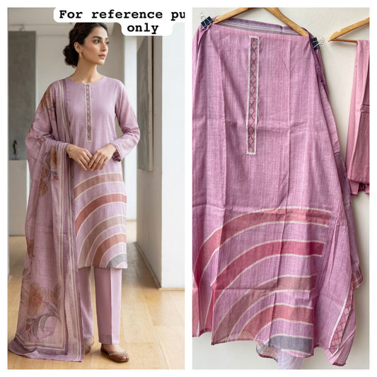 Pure self mul chanderi ladies unstitched suit Rc19135 (b)