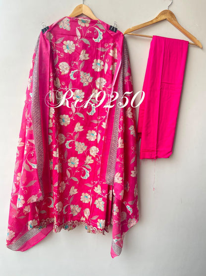 Cotton printed unstitched ladies suit Rc19250