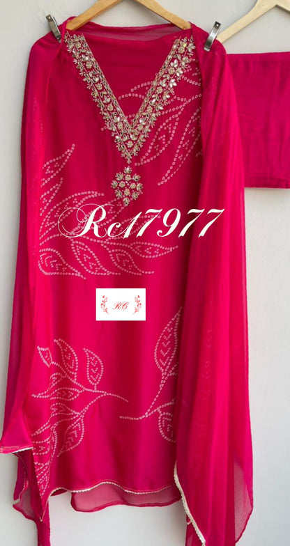 Organza Unstitched Ladies Suit RC-17977 (c)