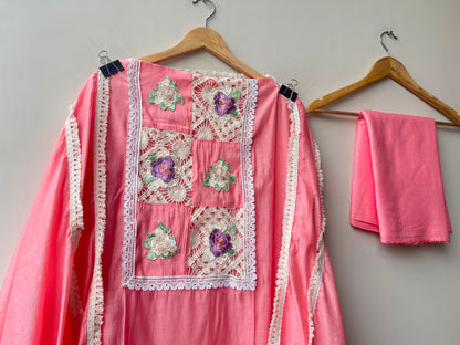 Mul chanderi unstitched ladies suit Rc19139 (a)