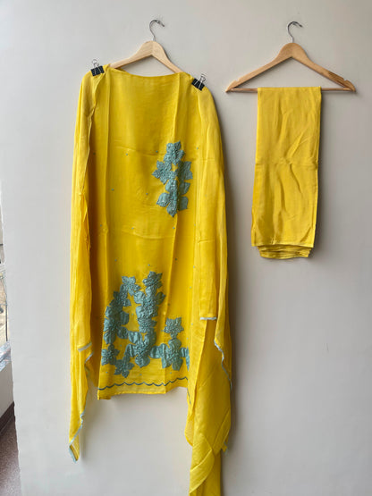 Mul chanderi unstitched ladies suit Rc18989