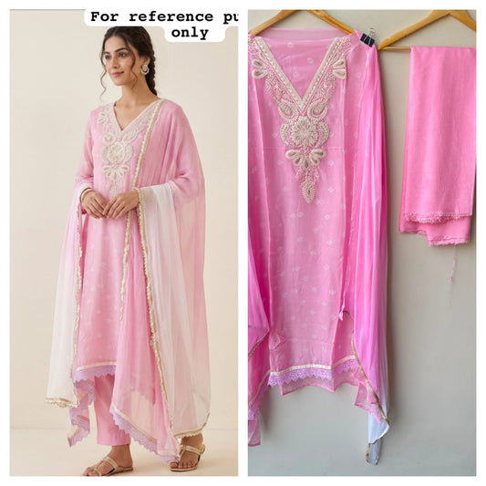 Organza printed unstitched ladies suit Rc19092