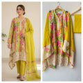 Cotton Printed Unstitched Ladies Suit with Crotia Work RC-19011(B)
