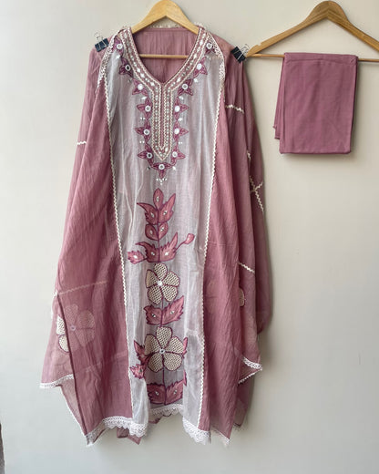 Mul cotton unstitched ladies suit Rc18977