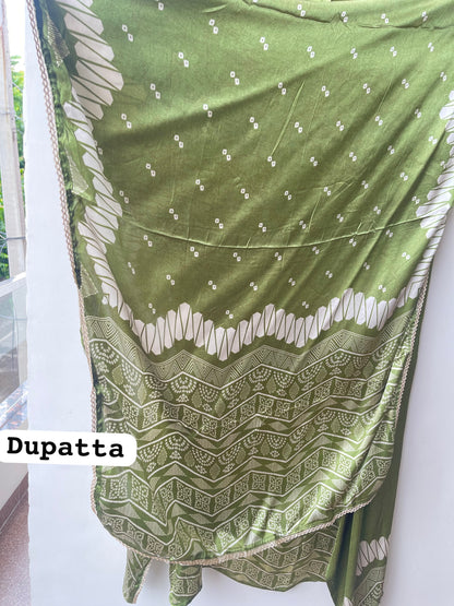 Gajji silk printed unstitched ladies suit Rc19217 (b)