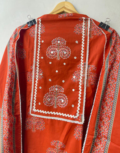 Cotton printed unstitched ladies suit Rc19306 (a)