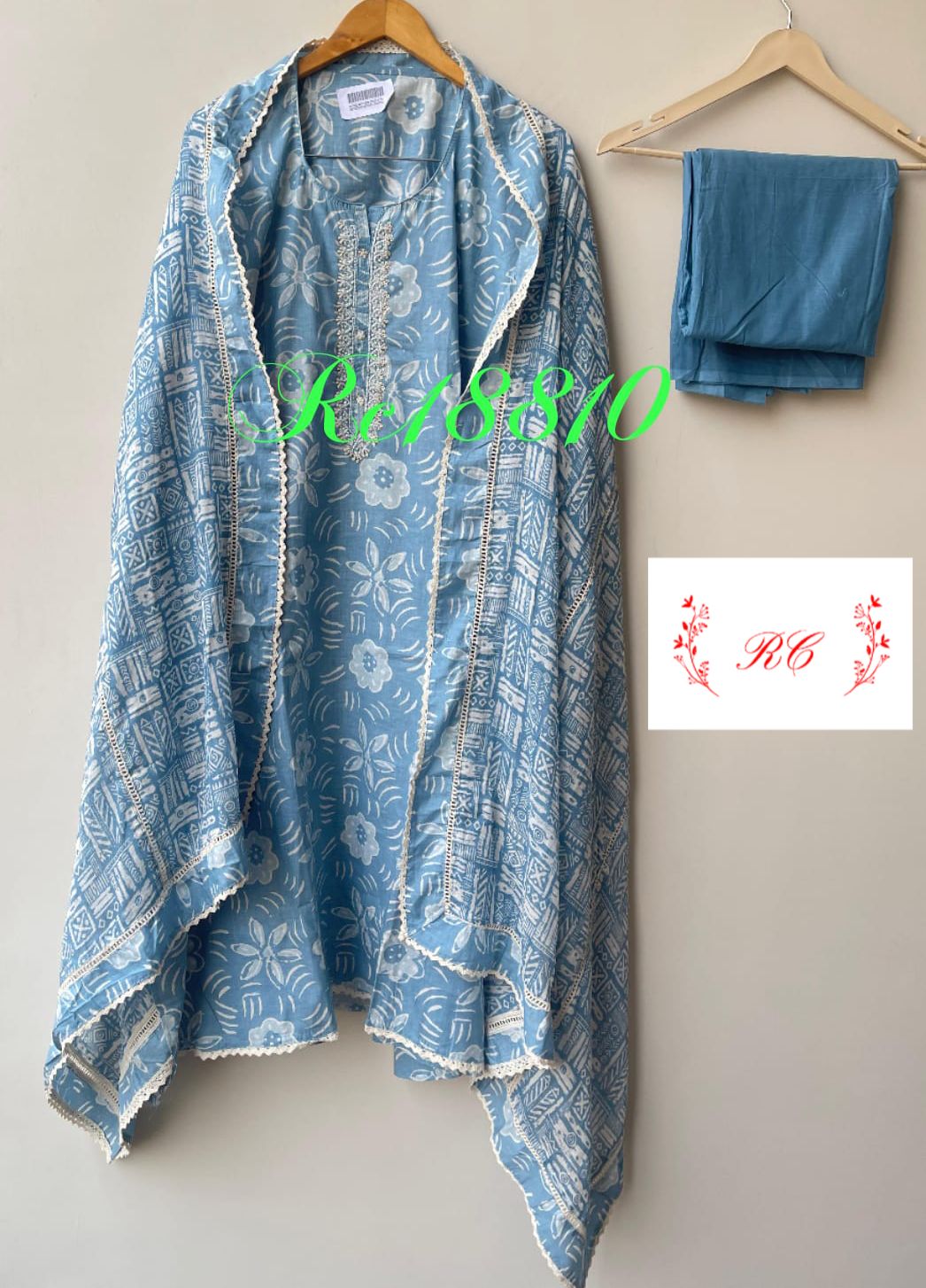 Cotton Printed Unstitched Ladies Suit RC18810 – view 8