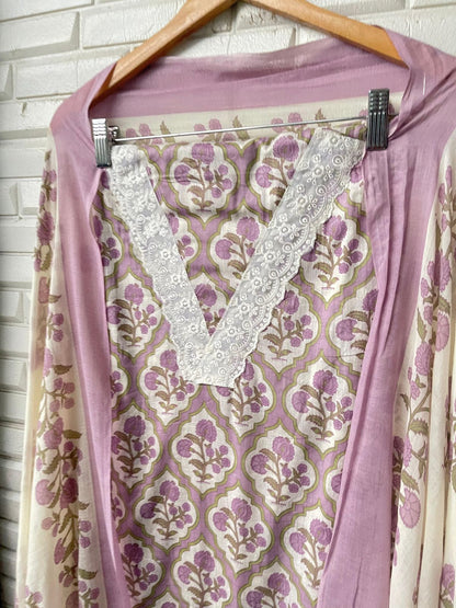 Cotton Printed Unstitched Ladies Suit Rc17398(d)