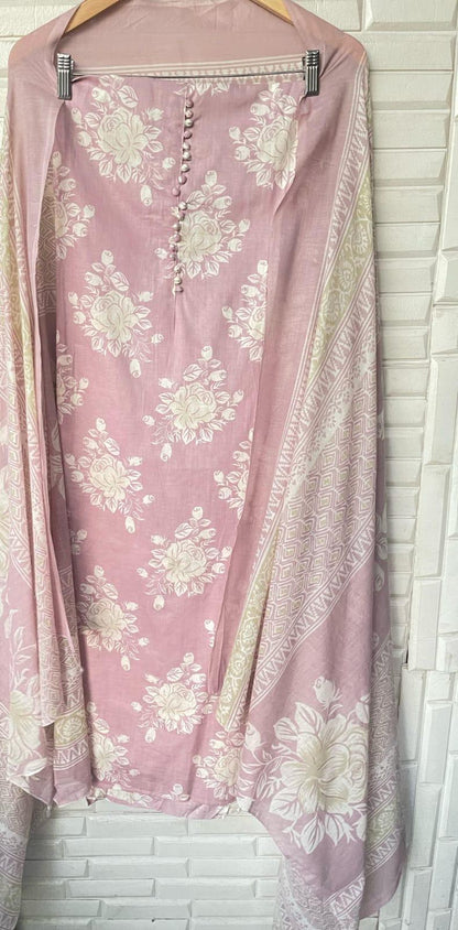 Cotton unstitched ladies suit Rc17616