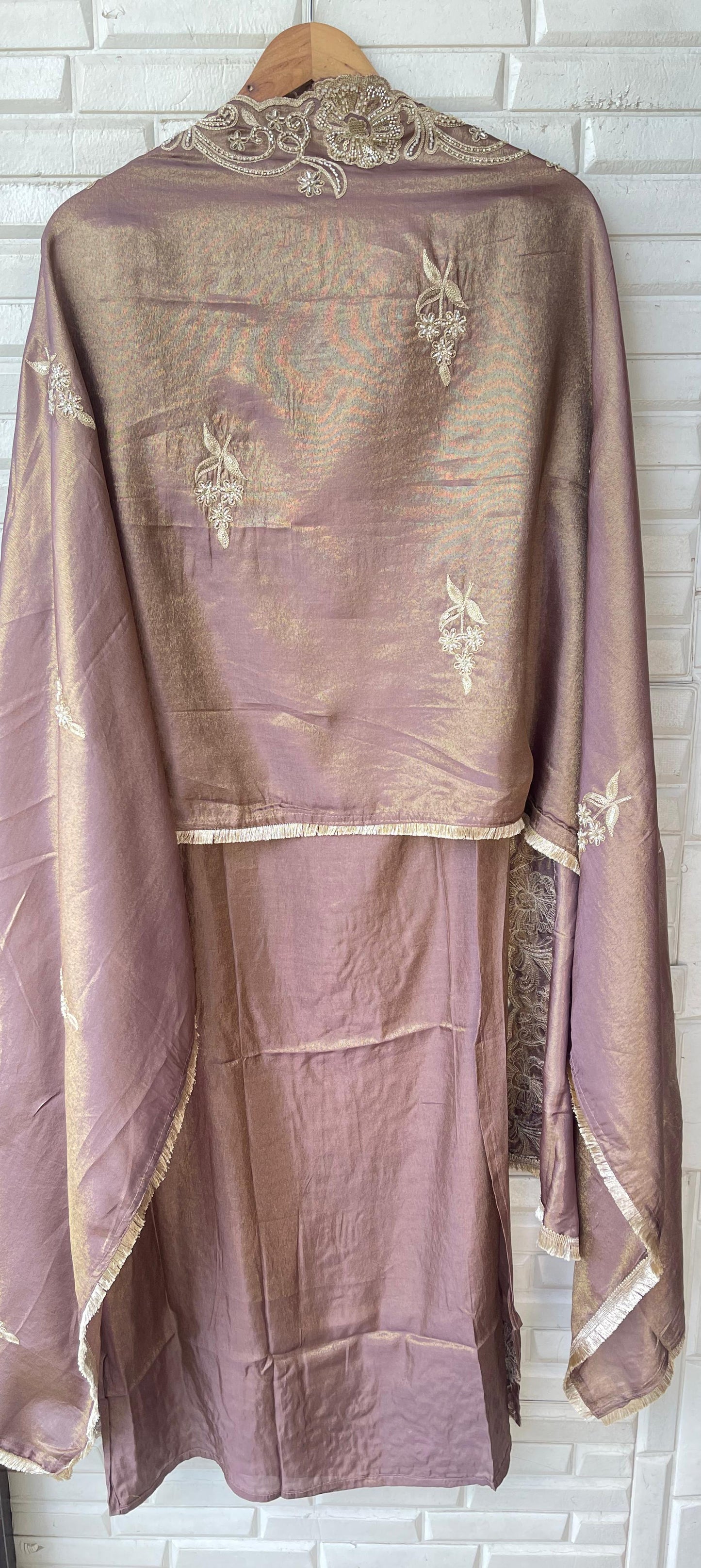 Shimmer silk unstitched ladies suit Rc17846 (a)