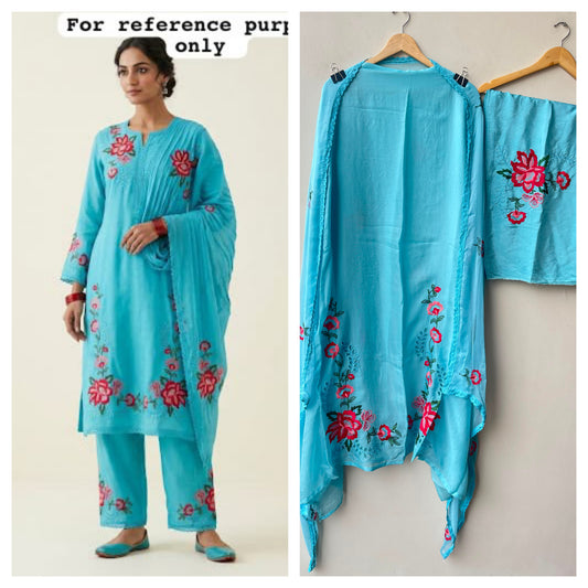 Organza Tuile unstitched ladies suit Rc19242
