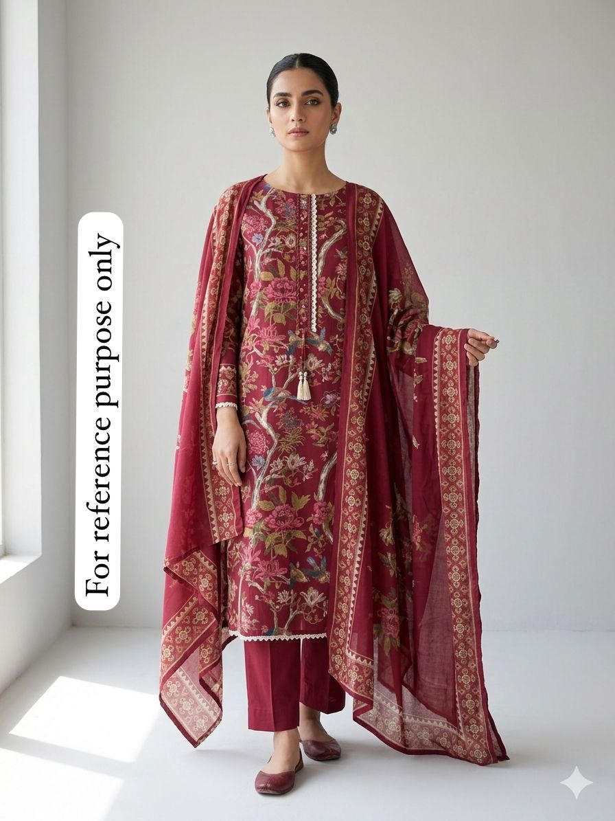 Cotton Printed Unstitched Ladies Suit RC18621 – view 2