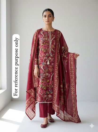 Cotton Printed Unstitched Ladies Suit RC18621 – view 2