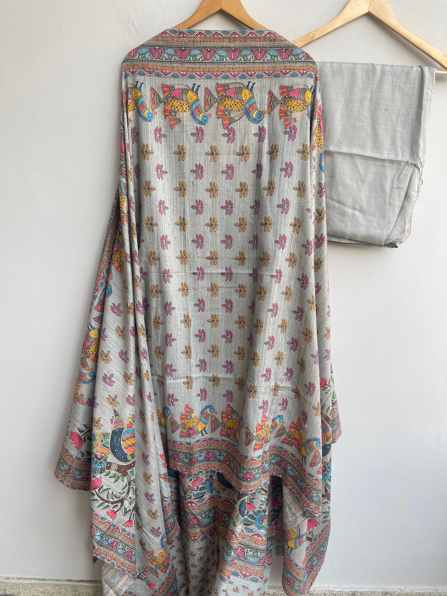 Pure khadi linen unstitched ladies suit Rc18491 (b)