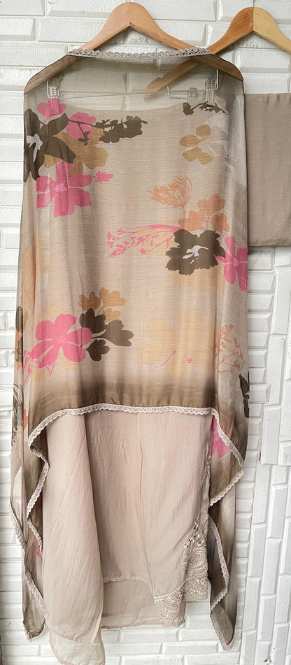 Organza unstitched ladies suit Rc17630 (a)