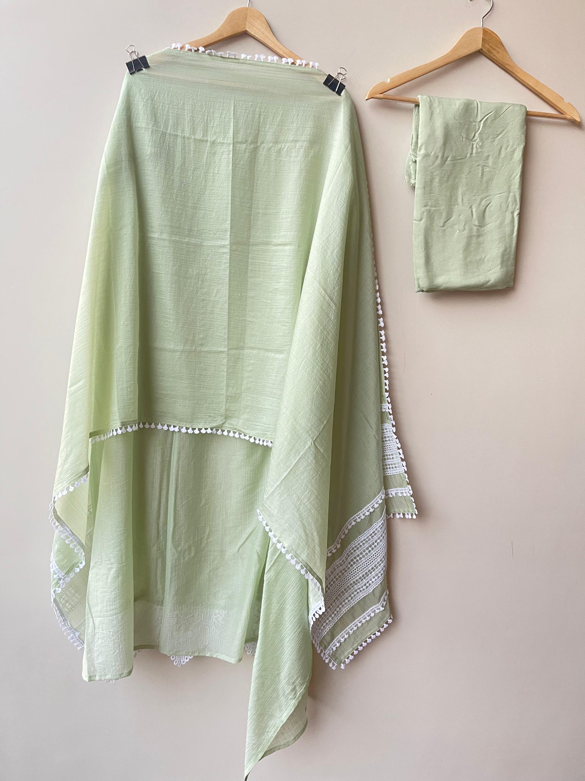 Wrinkled Self Mul Cotton Ladies Unstitched Suit RC-18860 – view 5