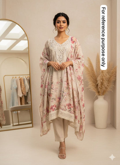 Muslin Printed Unstitched Ladies Suit RC-18261 – view 5