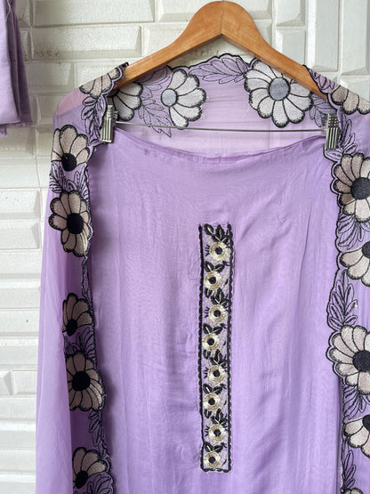 Organza unstitched ladies suit Rc17269 (b)