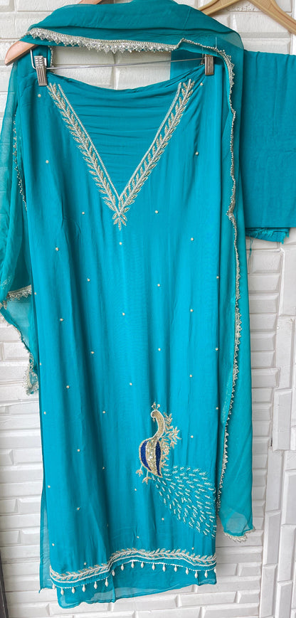 Organza unstitched ladies suit Rc17550 (c)