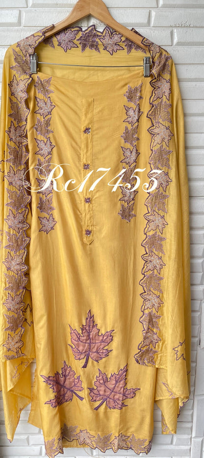Muslin unstitched ladies suit Rc17453 (a)