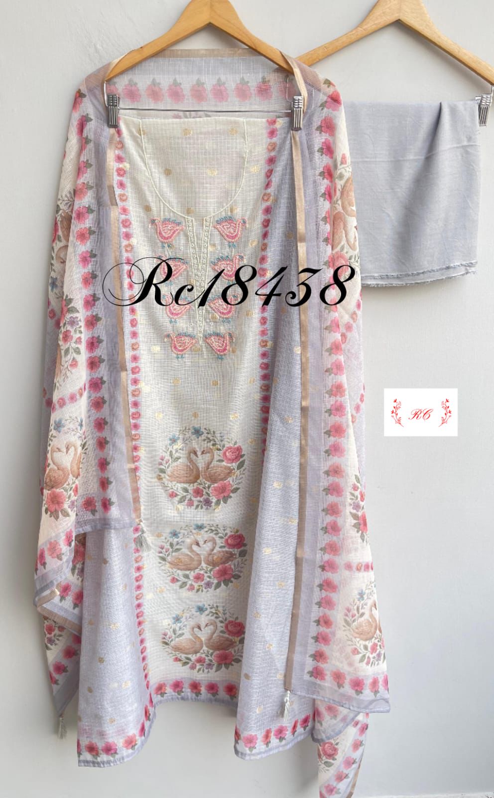 Banarasi kota doriya ladies unstitched suit Rc18438