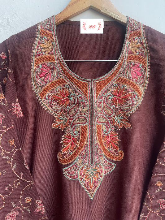 Kashmiri kadai readymade pheron ladies kurta Rc18108 (b)