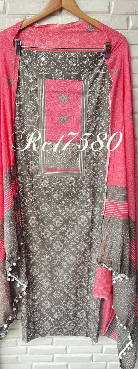 Cotton unstitched ladies suit Rc17580 (a)