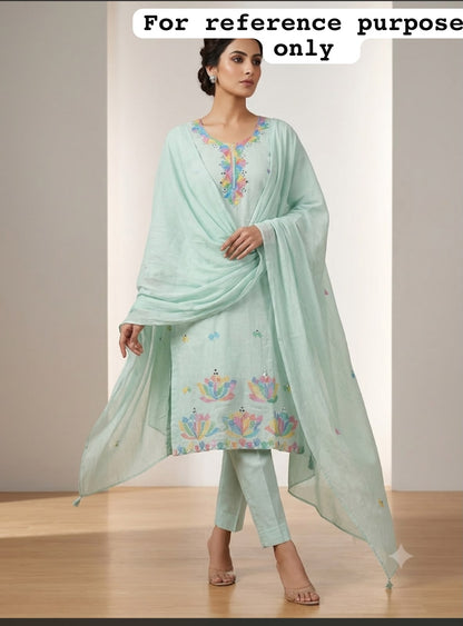 Mul cotton unstitched ladies suit Rc19184