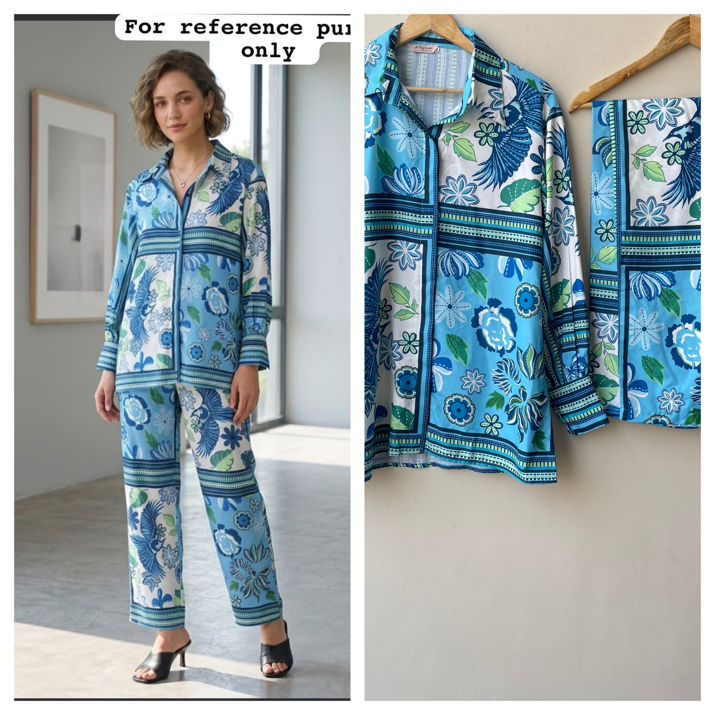 Soft muslin cotton printed stitched ladies coord set Rc19097