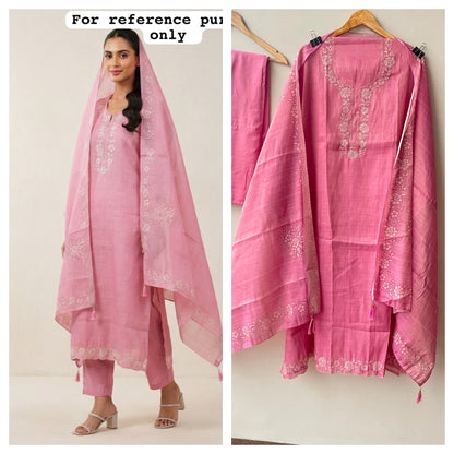 Shimmer self linen printed unstitched ladies suit Rc19221