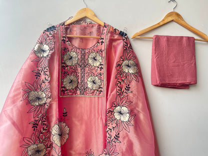 Shimmer silk unstitched ladies suit Rc19245 (b)