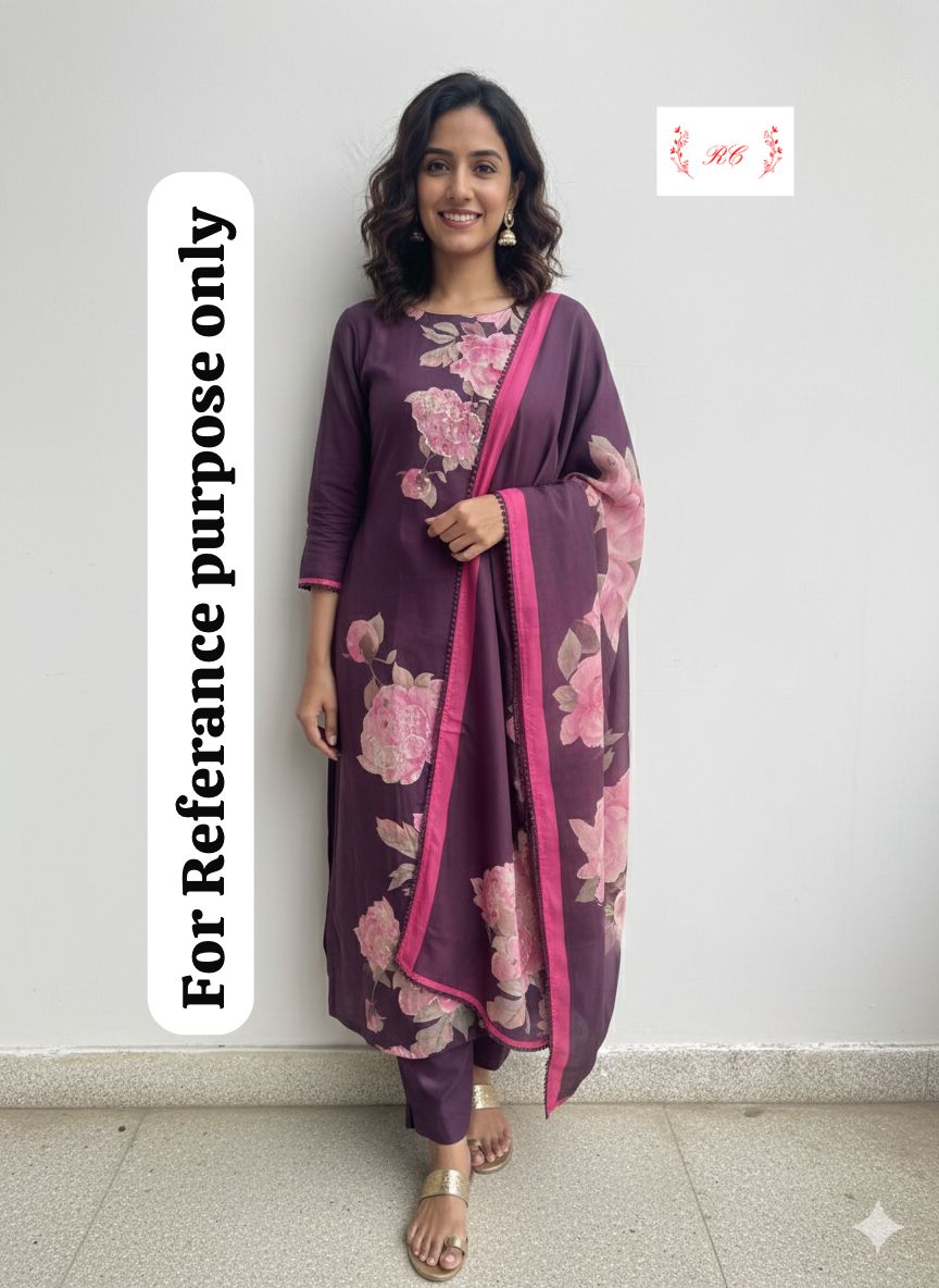 Crepe Satin Unstitched Ladies Suit RC-18165 – view 7
