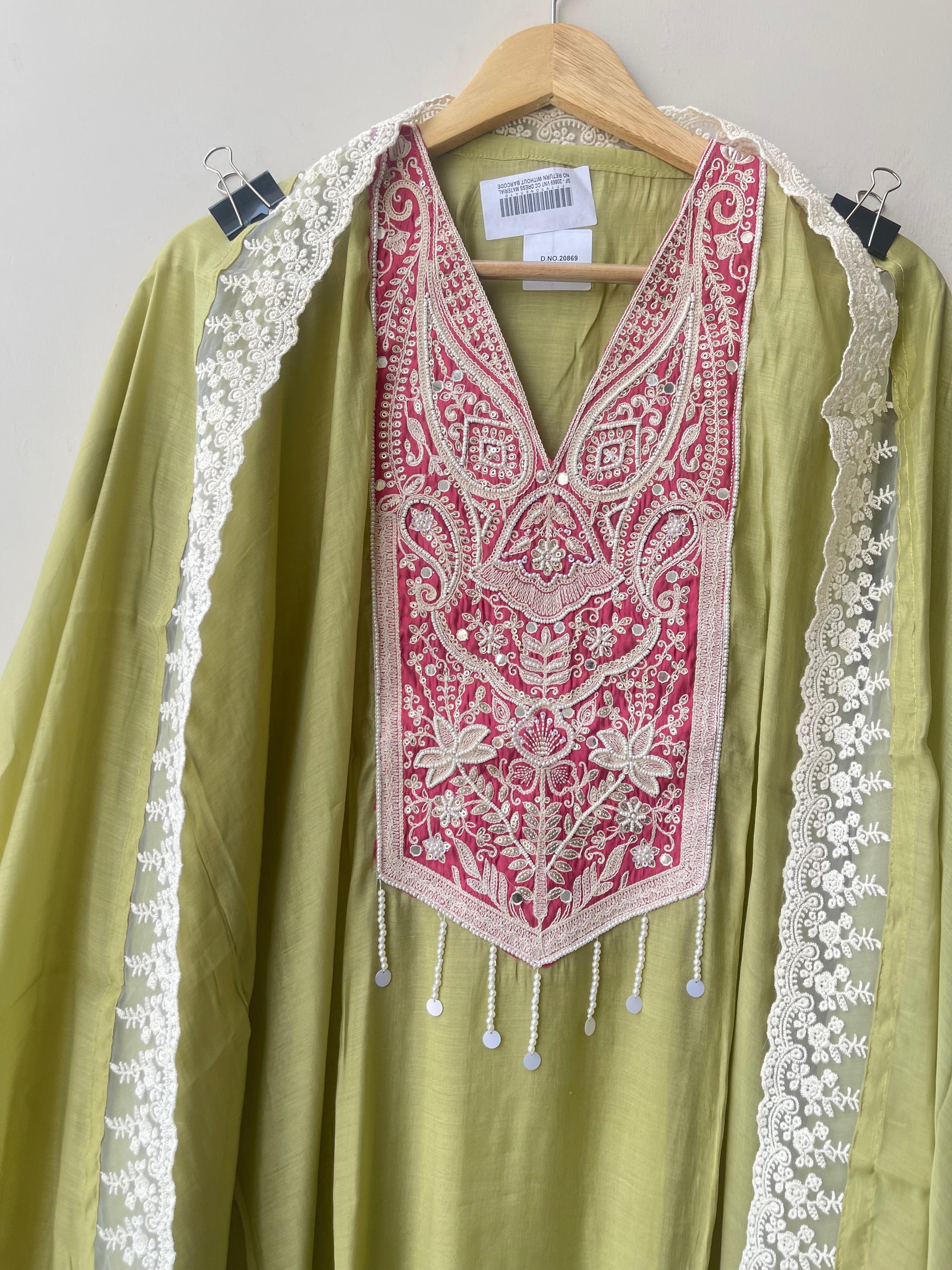 Mul Chanderi Unstitched Ladies Suit RC18889 (A) – view 7
