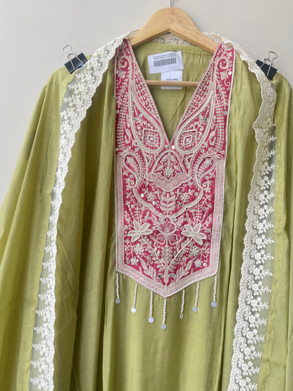 Mul Chanderi Unstitched Ladies Suit RC18889 (A) – view 7